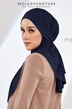 Load image into Gallery viewer, Slip on Tie-back Instant Scarf Cotton
