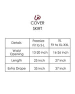 Load image into Gallery viewer, Cover Skirt ~ Black
