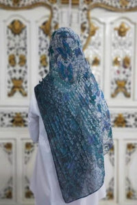 Half Pleated Printed