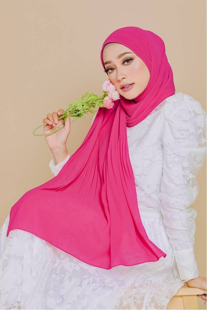 Half Pleated Shawl State of Hijab SG Half Pleated Shawl State of Hijab SG