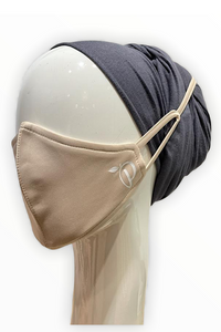 Peachyscarf Mask - Nude