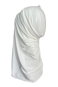 Ribbed Shawl ~ White
