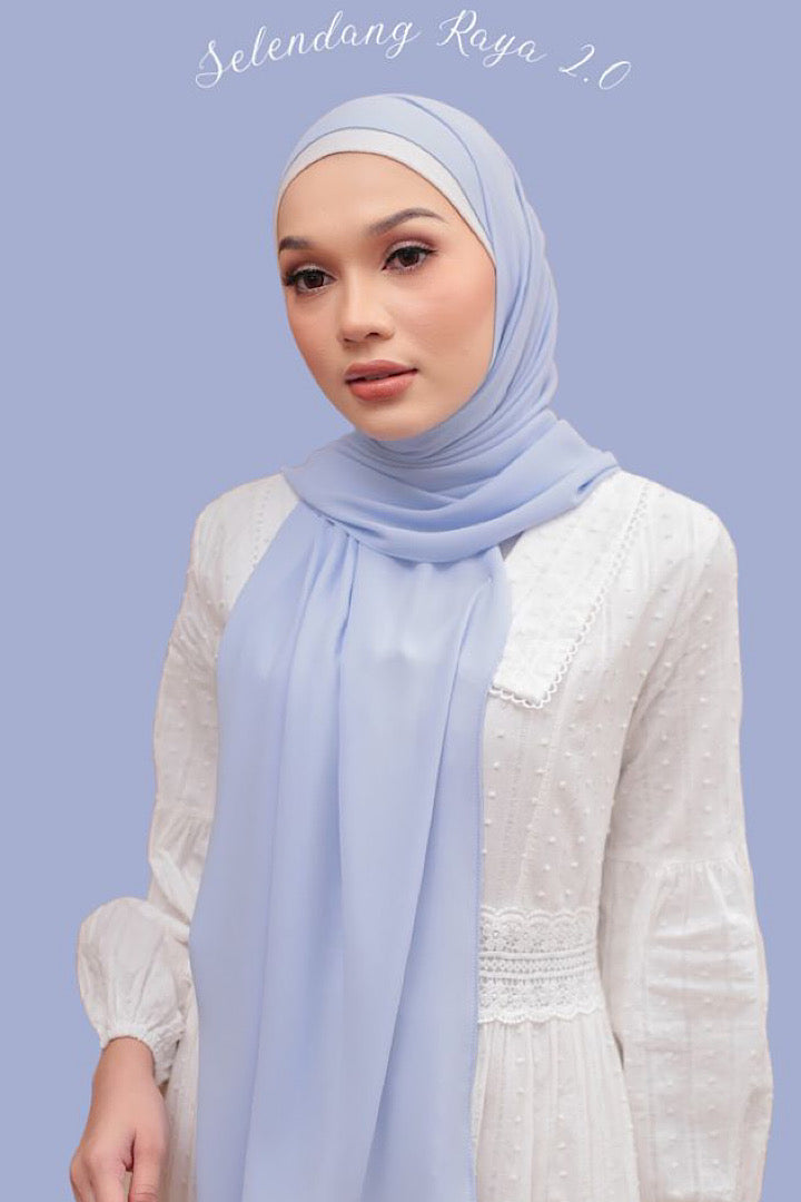 Selendang Raya ~ Sky Blue