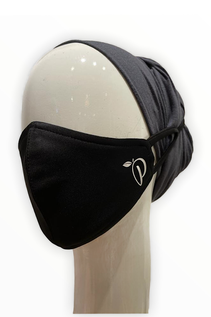 Peachyscarf Mask - Black