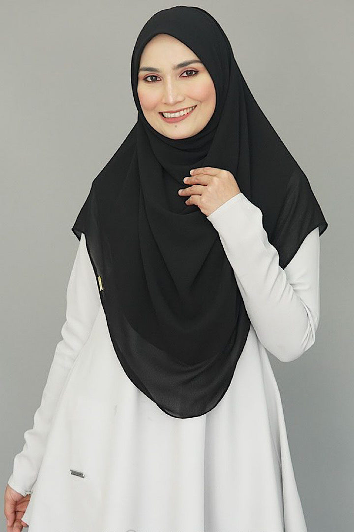 Layla Nu ~ Black (Chiffon)