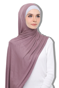 Viscose Wrap Jersey Shawl ~ Mauve