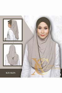 Xanna Instant shawl with handsocks