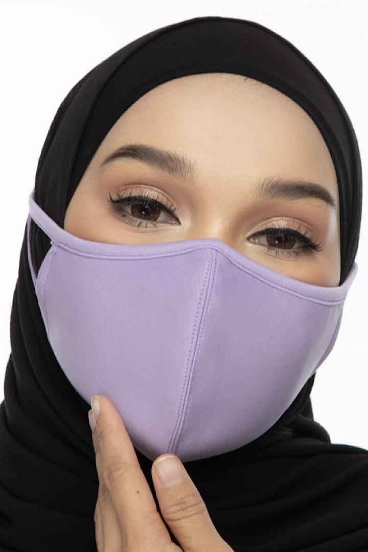 Peachyscarf Mask - Wisteria