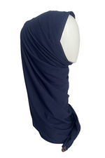 Load image into Gallery viewer, Ribbed Shawl ~ Dark blue
