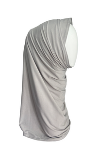 Ribbed Shawl ~ Silver