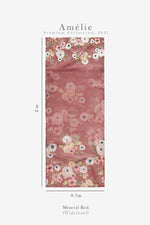 Load image into Gallery viewer, Amelie wideshawl in Mineral Red
