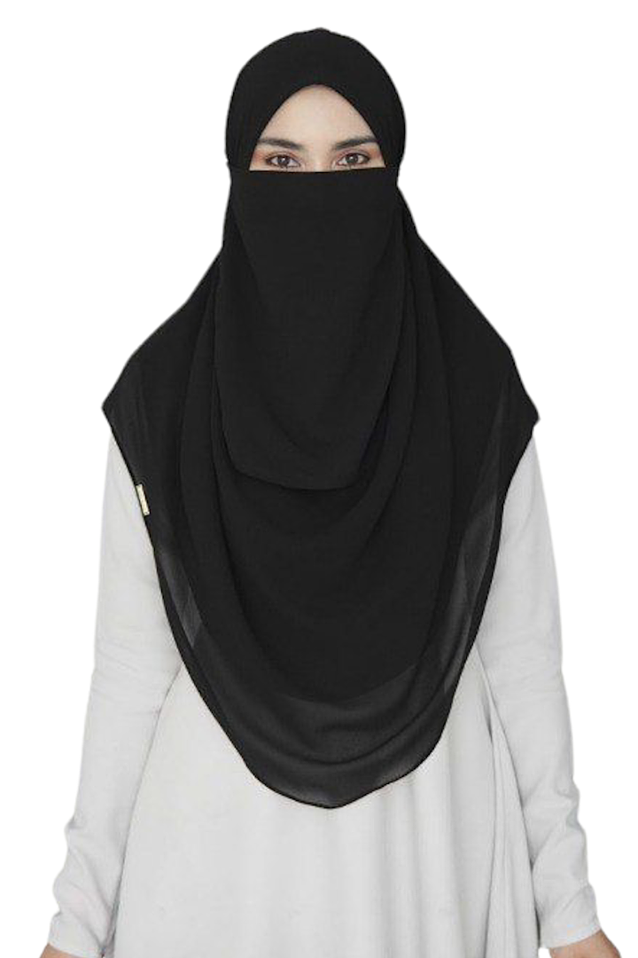 Layla Nu ~ Black (Chiffon)