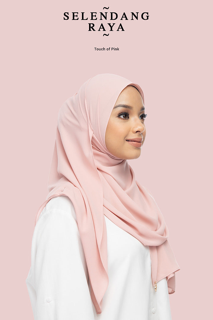 Selendang Raya ~ Touch of Pink