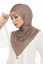 Load image into Gallery viewer, Viscose Wrap Jersey Shawl ~ Light Taupe
