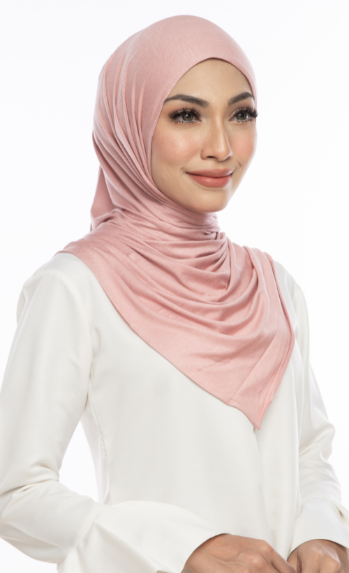 Viscose Wrap Jersey Shawl ~ Soft Pink