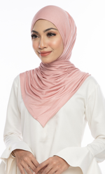 Load image into Gallery viewer, Viscose Wrap Jersey Shawl ~ Soft Pink

